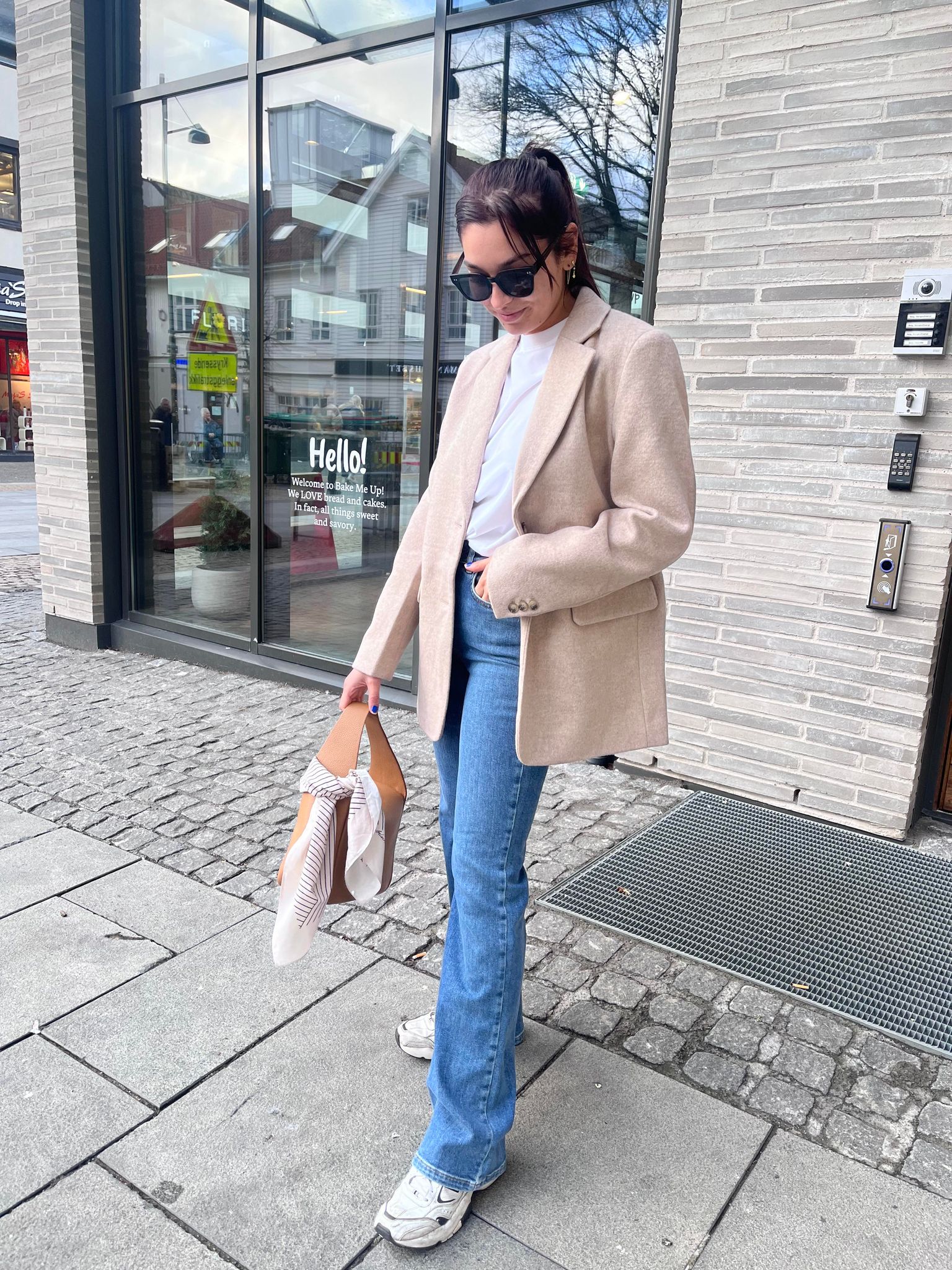 Sasja Ull Blazer - Beige/ Sandshell